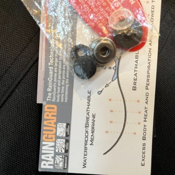 New, Size Small , Black Motorcycle Overpants, Waterproof with Removable Armor - Picture 6 of 10